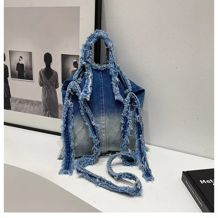 Crossbody Bags for Women 2025 New Denim Fabric Hot Sale Bags for Women Large Capacity Soft Bolsos Casual Versatile Shoulder Bags