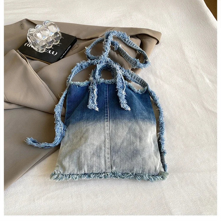 Crossbody Bags for Women 2025 New Denim Fabric Hot Sale Bags for Women Large Capacity Soft Bolsos Casual Versatile Shoulder Bags