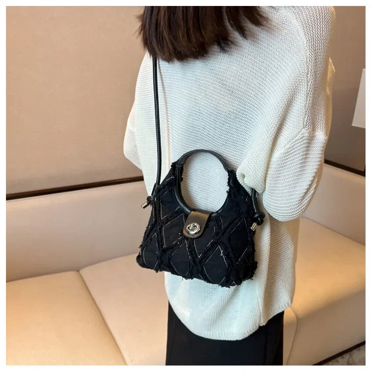 Fashion Women Bags Denim Messenger Bag New Trend Summer Handbags Lady Single Shoulder Bag Women's Bag Crossbody Bags Female