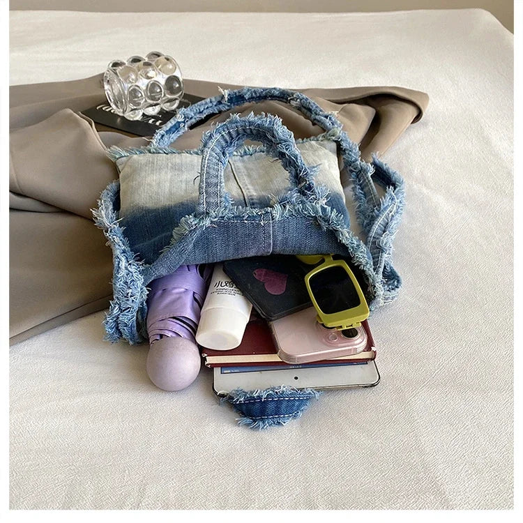 Crossbody Bags for Women 2025 New Denim Fabric Hot Sale Bags for Women Large Capacity Soft Bolsos Casual Versatile Shoulder Bags