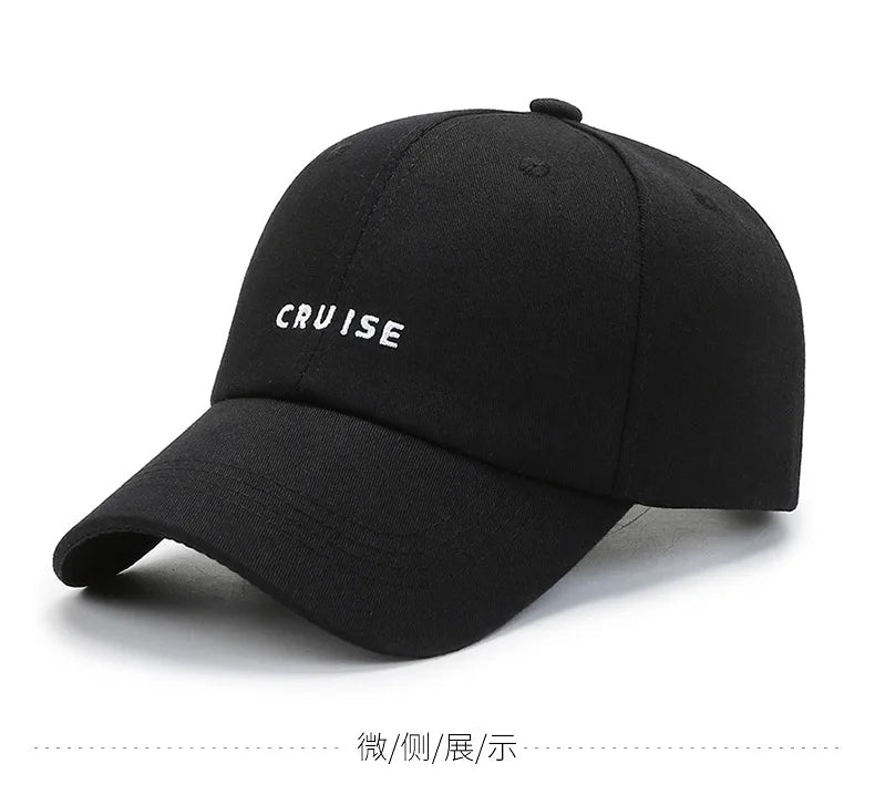 New Black Cap Hat Men Cotton Baseball Caps for Men Women Bones Masculino Branded Mens Caps Snapback Hip-Hop Hats