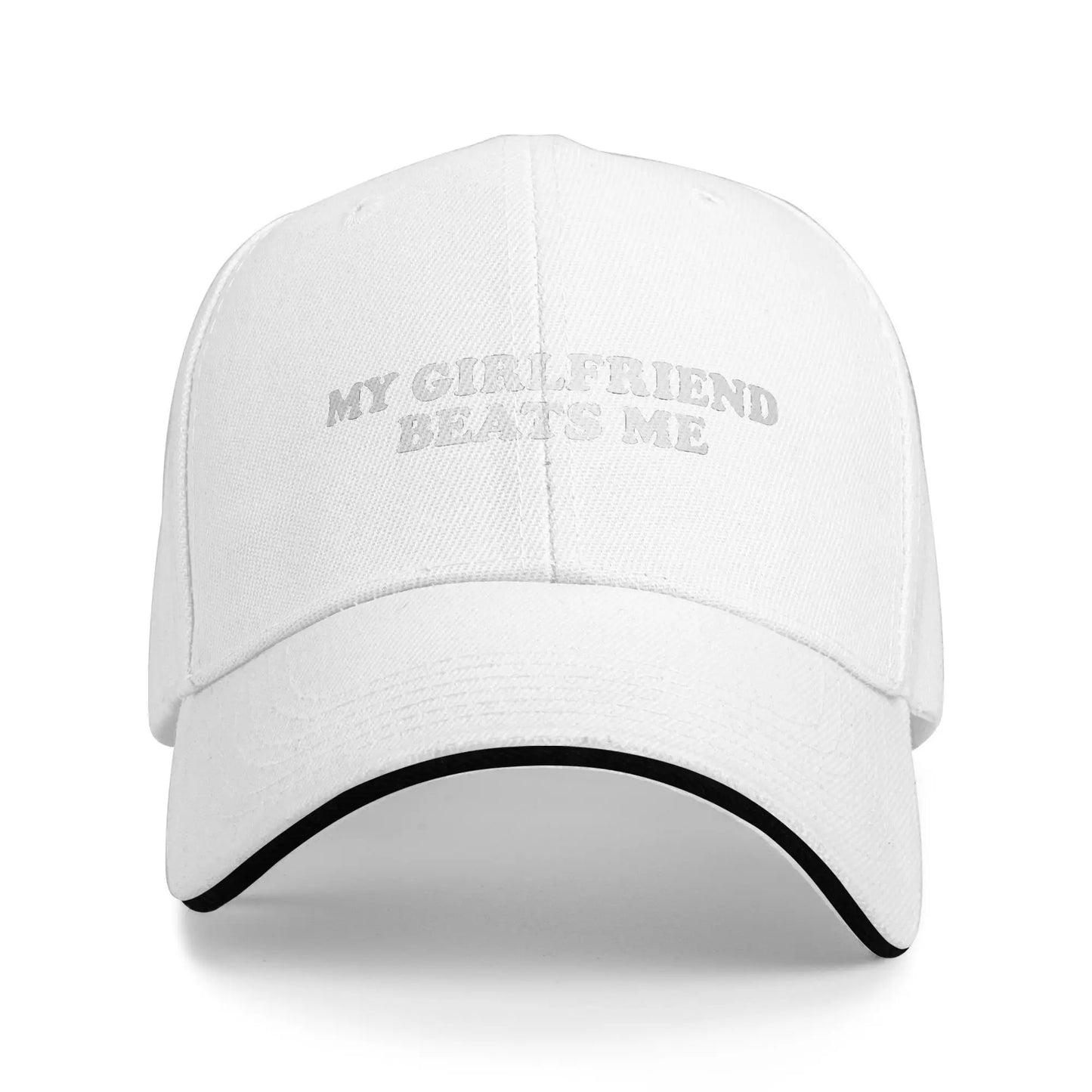 My Girlfriend Beats Me Baseball Cap Fashion Trucker Hat Summer Men Adult Outdoor Gym Baseball Caps