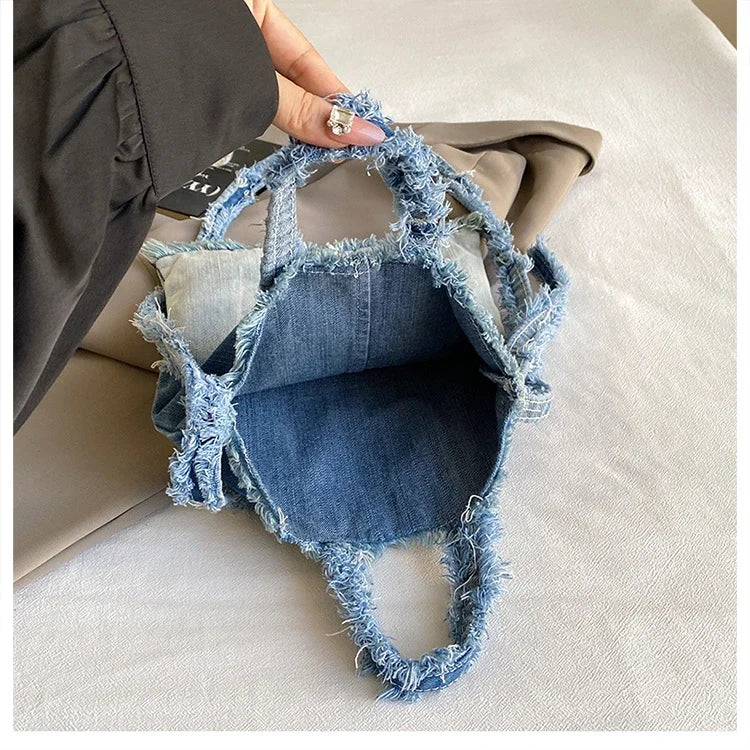 Crossbody Bags for Women 2025 New Denim Fabric Hot Sale Bags for Women Large Capacity Soft Bolsos Casual Versatile Shoulder Bags