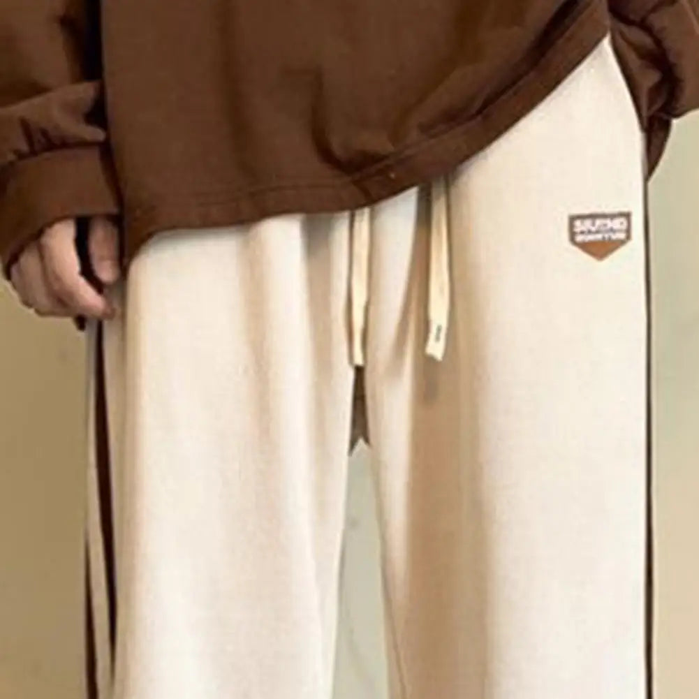 Men Baggy Pants Striped Sweatpants Harajuku Straight Leg Fashion Men Trousers Hip Hop Streetwear Casual Bottoms Male Pants