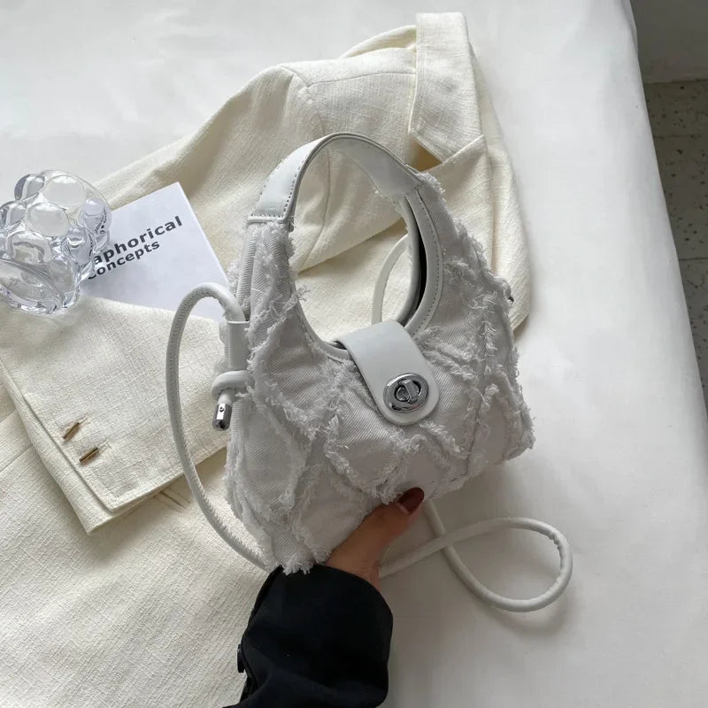 Fashion Women Bags Denim Messenger Bag New Trend Summer Handbags Lady Single Shoulder Bag Women's Bag Crossbody Bags Female