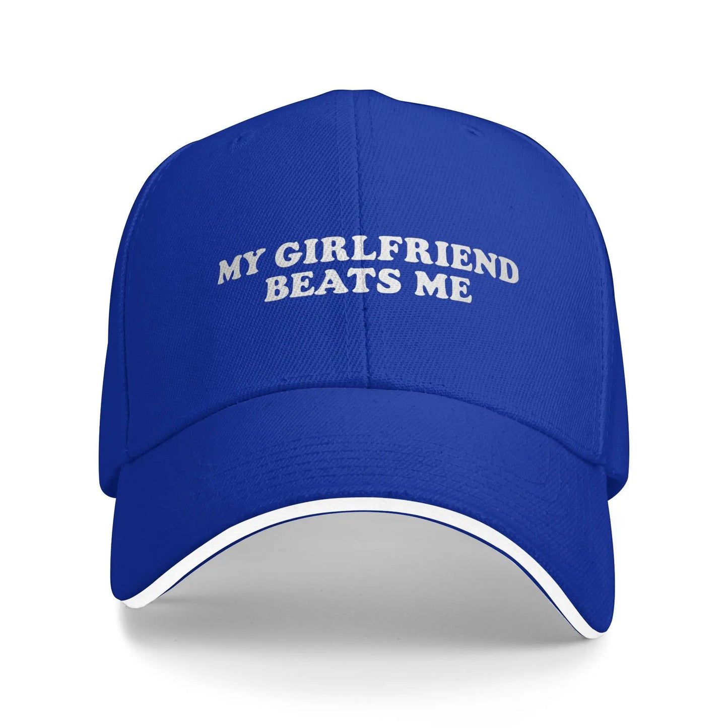 My Girlfriend Beats Me Baseball Cap Fashion Trucker Hat Summer Men Adult Outdoor Gym Baseball Caps