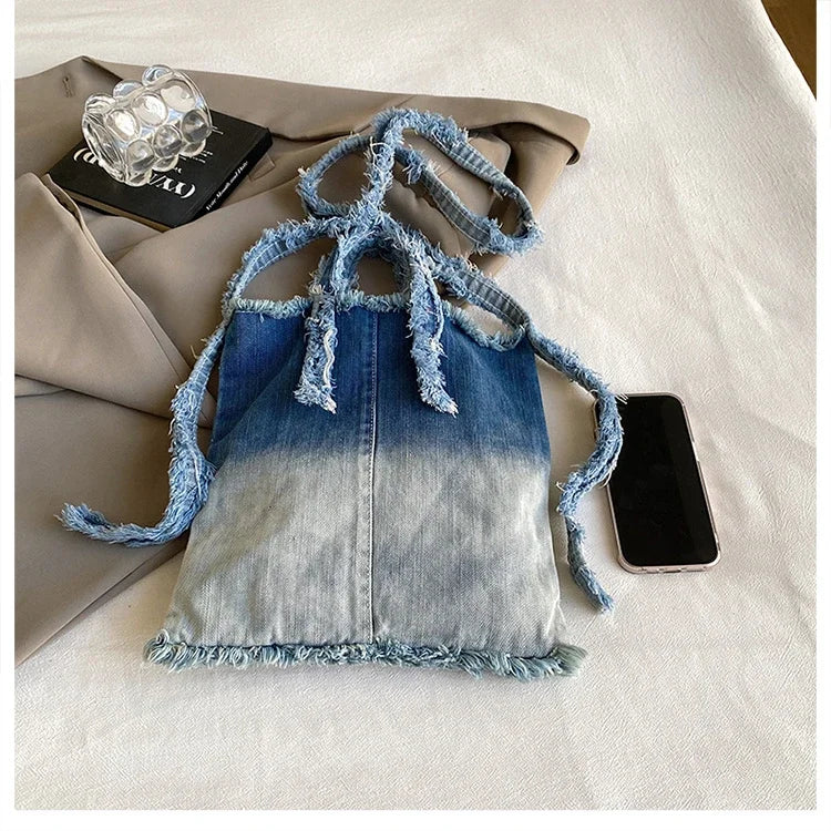 Crossbody Bags for Women 2025 New Denim Fabric Hot Sale Bags for Women Large Capacity Soft Bolsos Casual Versatile Shoulder Bags