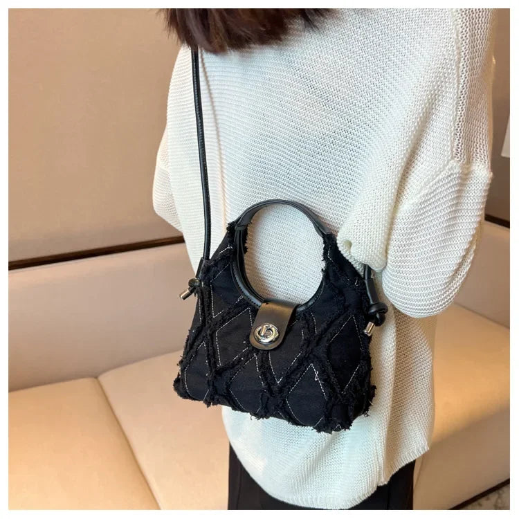 Fashion Women Bags Denim Messenger Bag New Trend Summer Handbags Lady Single Shoulder Bag Women's Bag Crossbody Bags Female