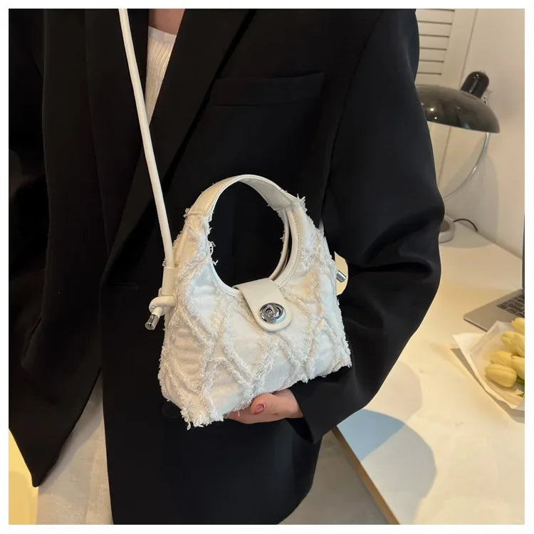 Fashion Women Bags Denim Messenger Bag New Trend Summer Handbags Lady Single Shoulder Bag Women's Bag Crossbody Bags Female