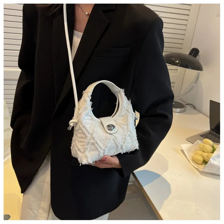 Fashion Women Bags Denim Messenger Bag New Trend Summer Handbags Lady Single Shoulder Bag Women's Bag Crossbody Bags Female