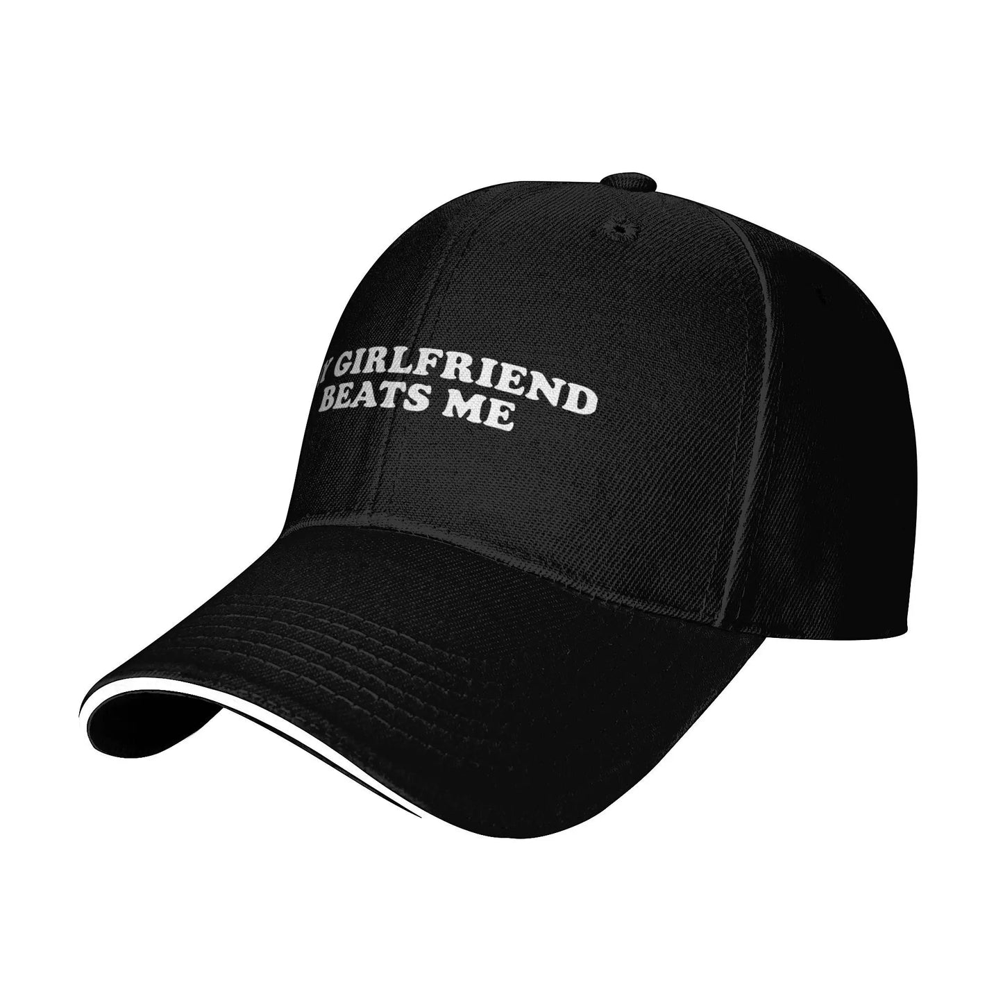 My Girlfriend Beats Me Baseball Cap Fashion Trucker Hat Summer Men Adult Outdoor Gym Baseball Caps