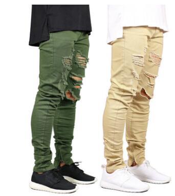 Stretch Ripped Skinny Jeans
