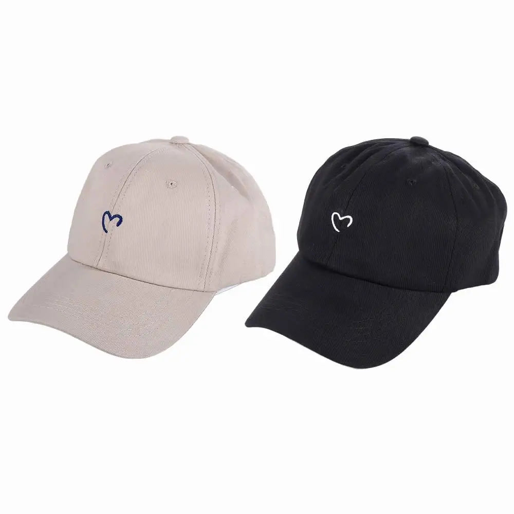 DIY Style Caps Hip Hop Love Girl Baseball Caps Snapback Couple Cap Peaked Cap Heart Embroidery Caps Baseball Caps Sun Hat