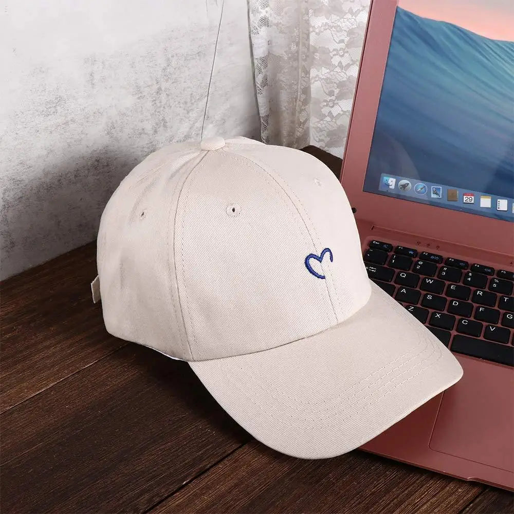 DIY Style Caps Hip Hop Love Girl Baseball Caps Snapback Couple Cap Peaked Cap Heart Embroidery Caps Baseball Caps Sun Hat