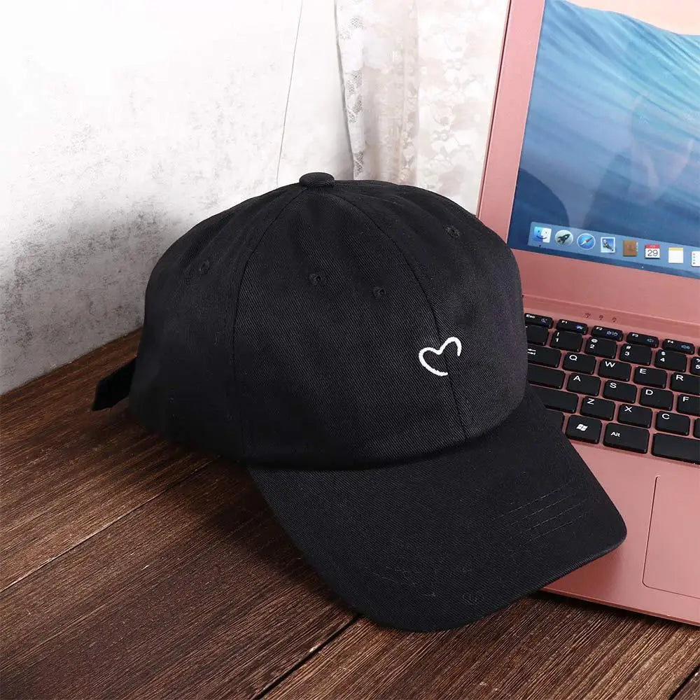 DIY Style Caps Hip Hop Love Girl Baseball Caps Snapback Couple Cap Peaked Cap Heart Embroidery Caps Baseball Caps Sun Hat