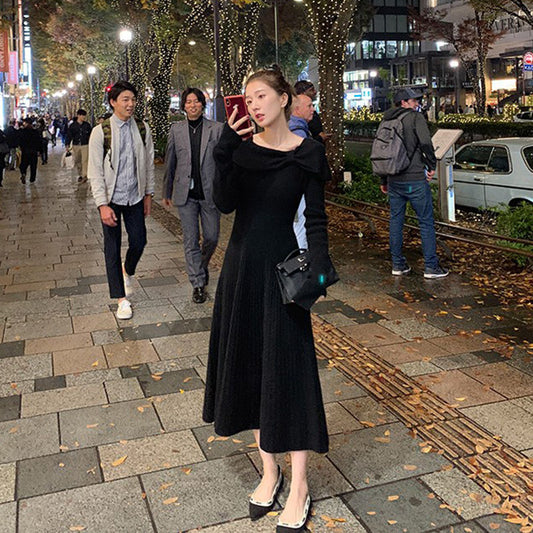 Autumn And Winter New Elegant Design Sense Long Skirt